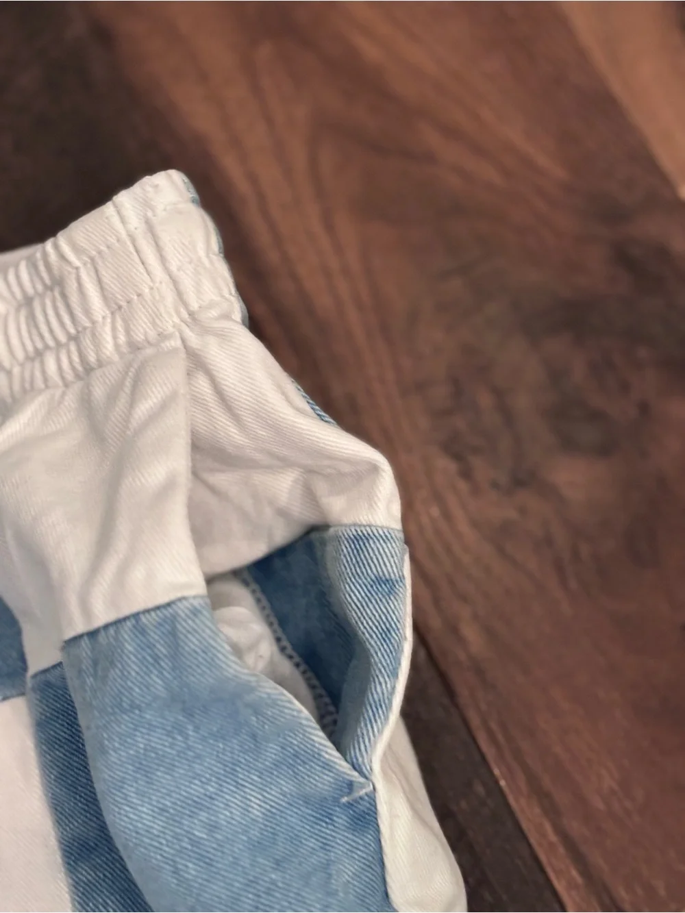 PacSun Blue and White Checkerboard Men’s Shorts in size Medium
